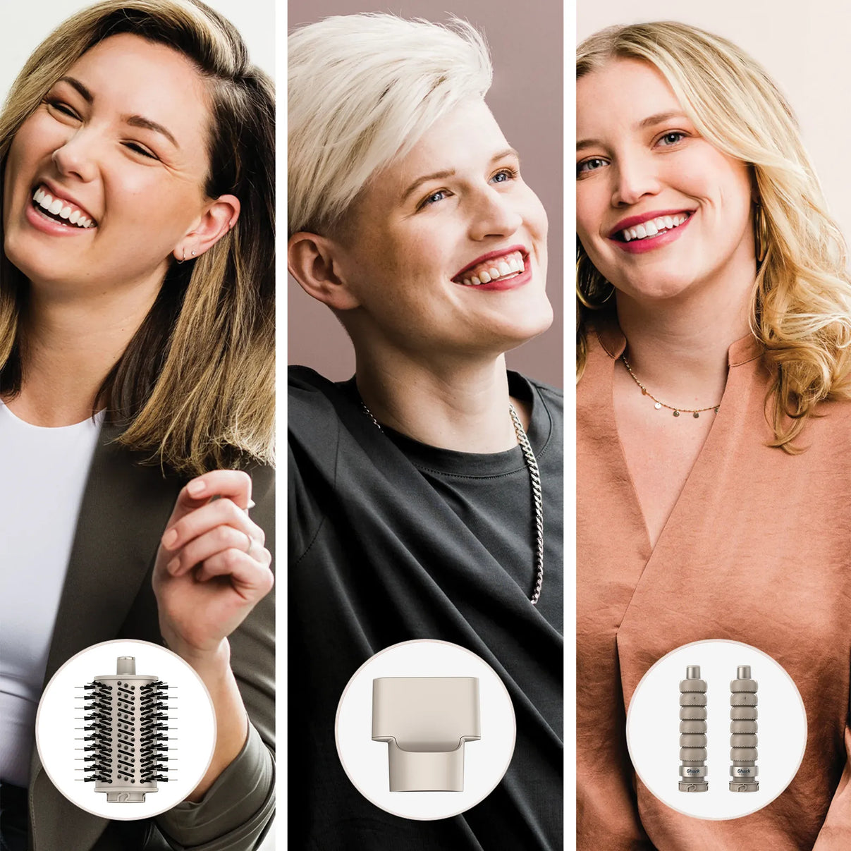 Shark FlexStyle Build Your Own Air Styling & Hair Drying System - Stone