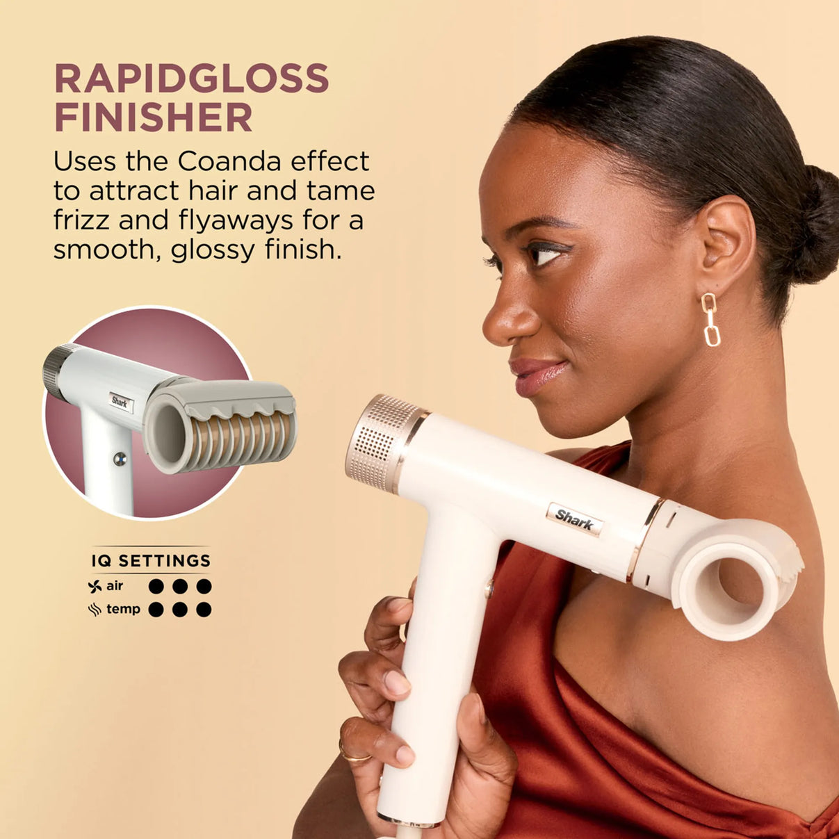 Shark SpeedStyle RapidGloss Finisher & High-Velocity Dryer (HD321)